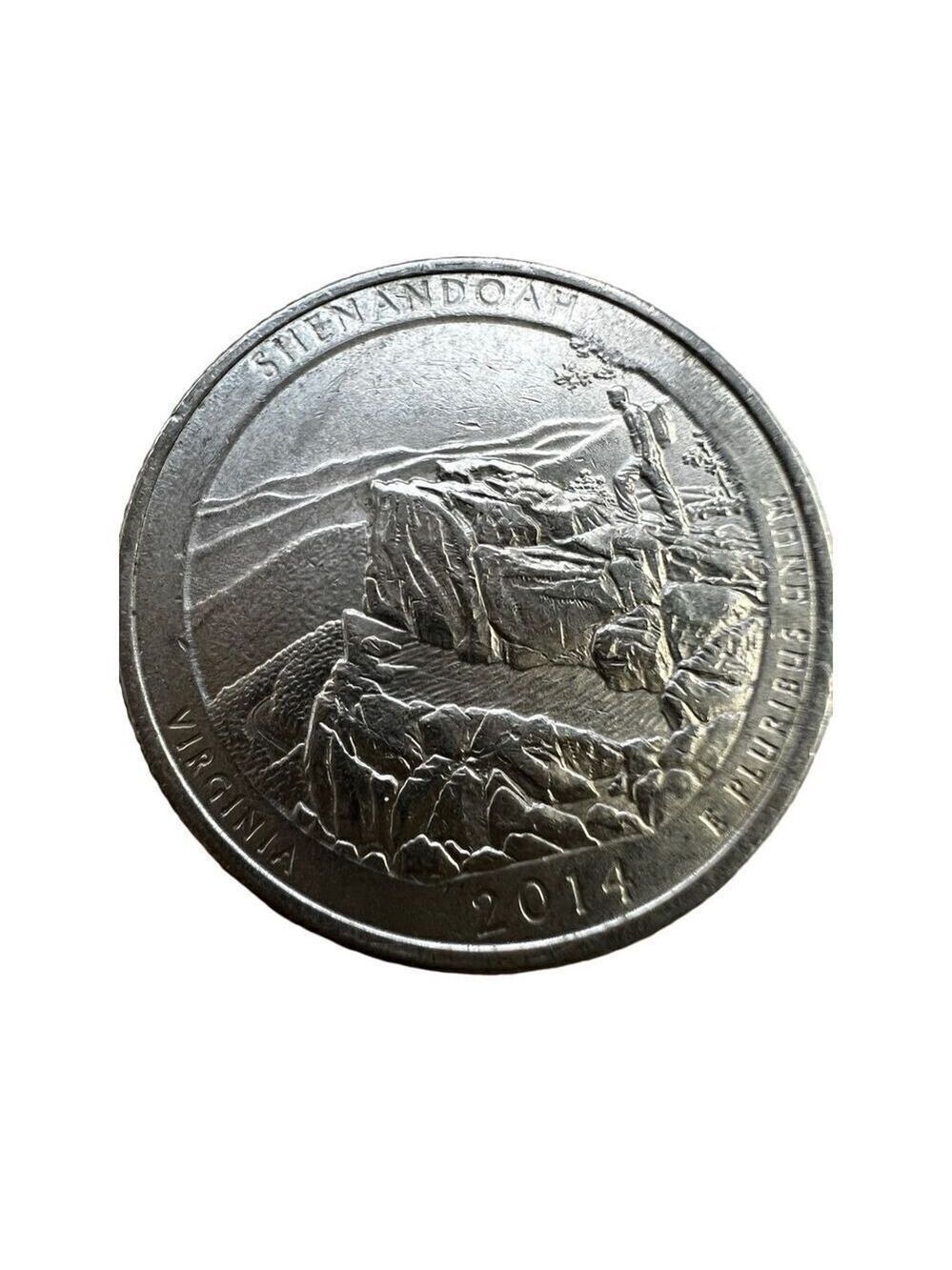 Coin 2014 P -SHENANDOAH VIRGINIA NATIONAL PARK QUARTER 25 Cent COIN